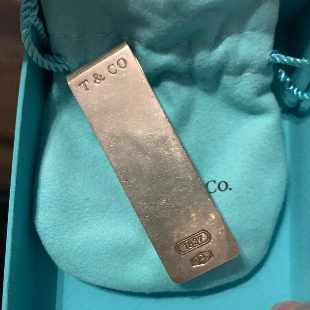 TIFFANY & Co 1837 Silver Money Clip